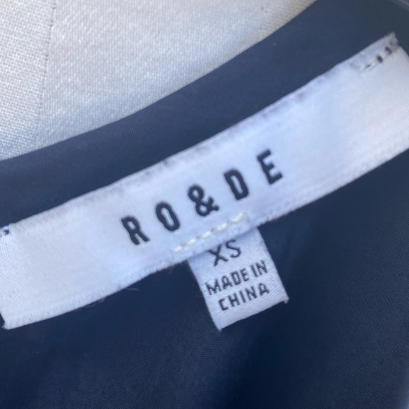 Navy Top with Cutout Back - Picture 3 of 3